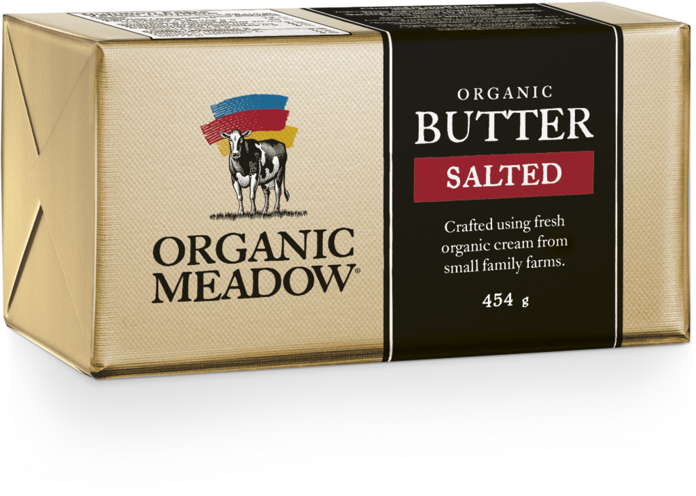 Organic Salted Butter by Organic Meadow 454g