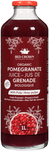 Organic Pomegranate Juice with Pulp by Red Crown, 1 L