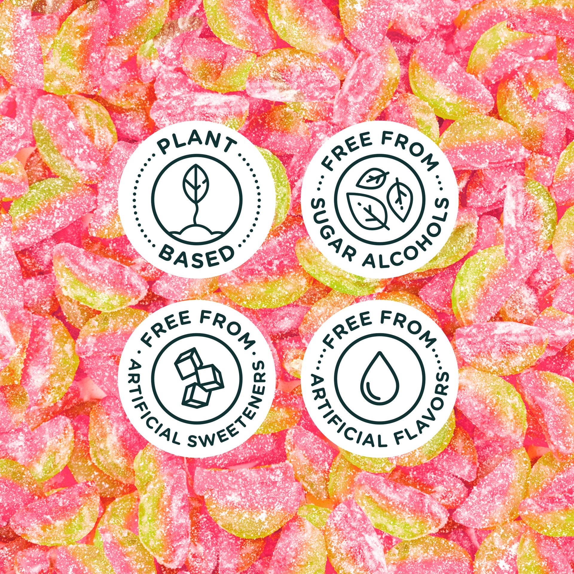 Sourmelon Bites by Smart Sweets of 50g