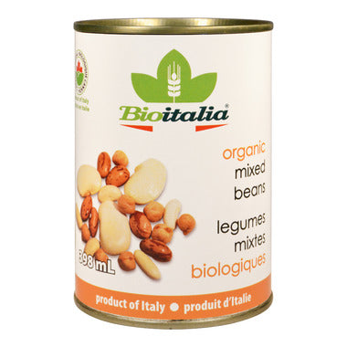 Organic Mixed Beans by Bioitalia, 398ml