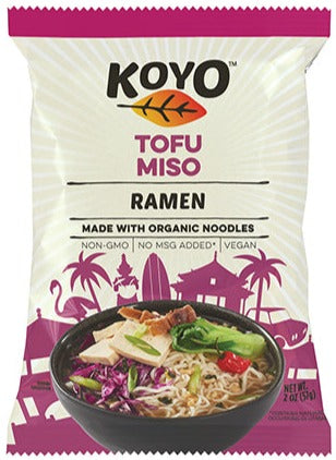 Organic Vegetarian Tofu Miso Ramen by Koyo 57g