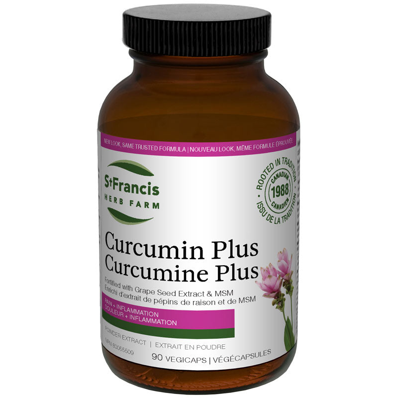 Curcumin Plus Capsules by St Francis Herb Farm, 90 caps