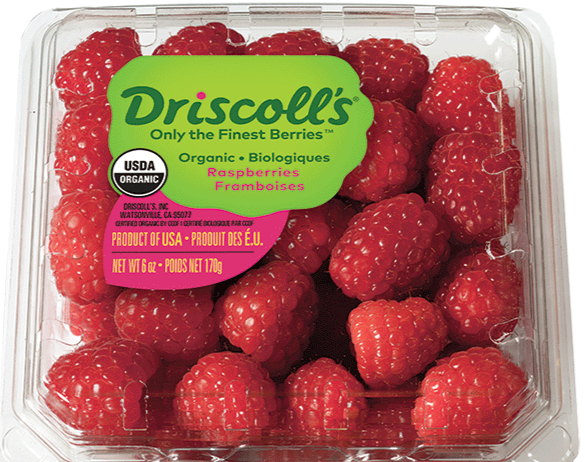 Raspberries - Organic, 6oz