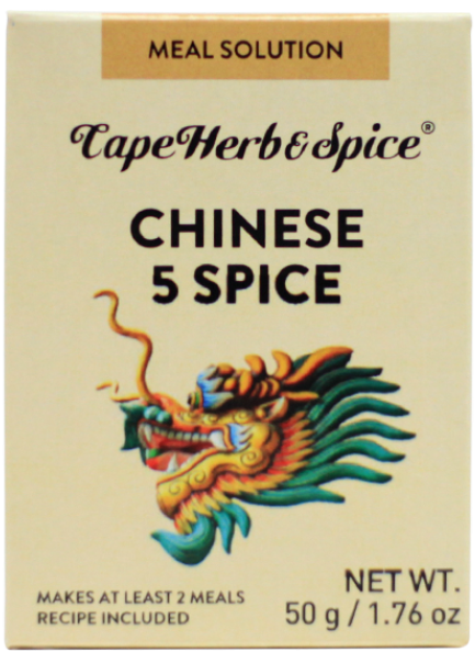 Chinese 5 Spice Spice and Recipe by Cape Herb & Spice 50g