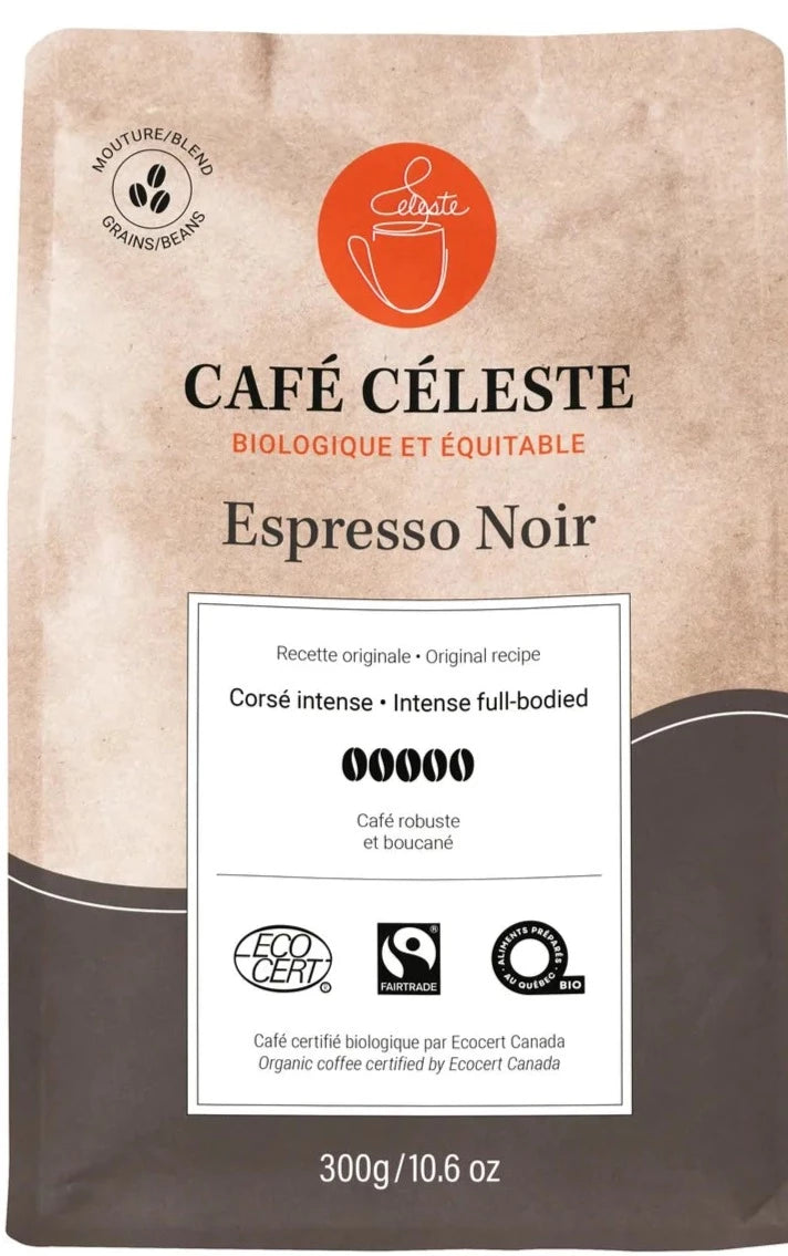 Espresso Noir Filtered Coffee by Café Céleste 454g