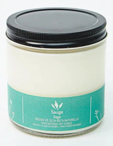 Sage Soy Wax Candle by Driftwood Natural, 370g
