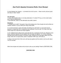 Speedy Cinnamon Rolls by Maison Zoe Ford