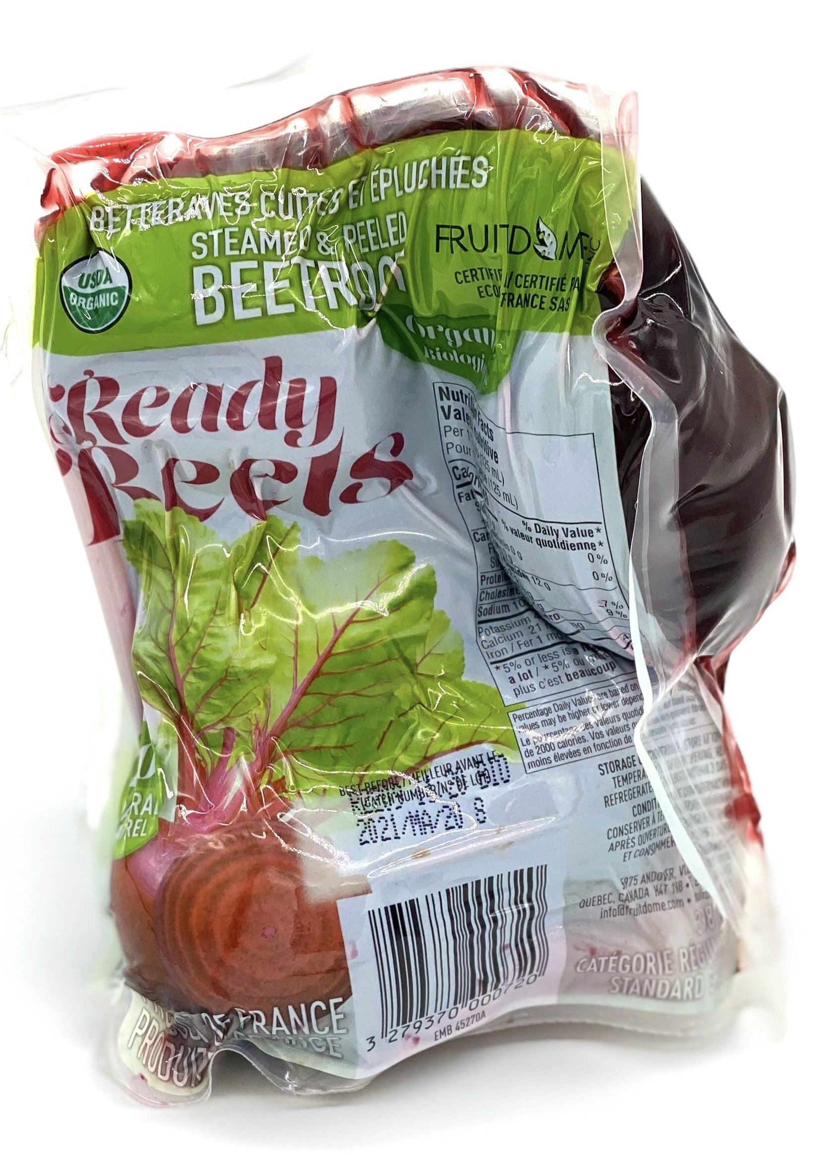 Organic Beets, Steamed &amp; Peeled 398ml