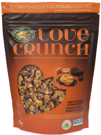 Organic Dark Chocolate Peanut Butter Love Crunch Granola by Nature's Path 325G