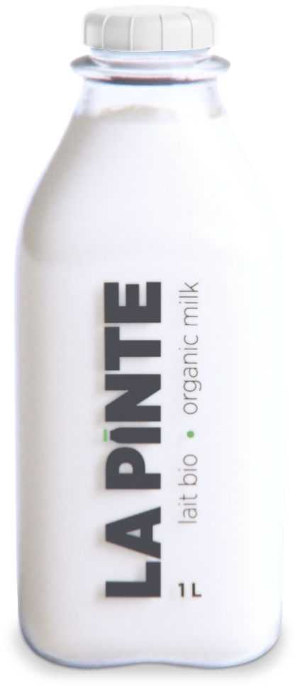 3.8% Organic Milk by La Pinte 1L