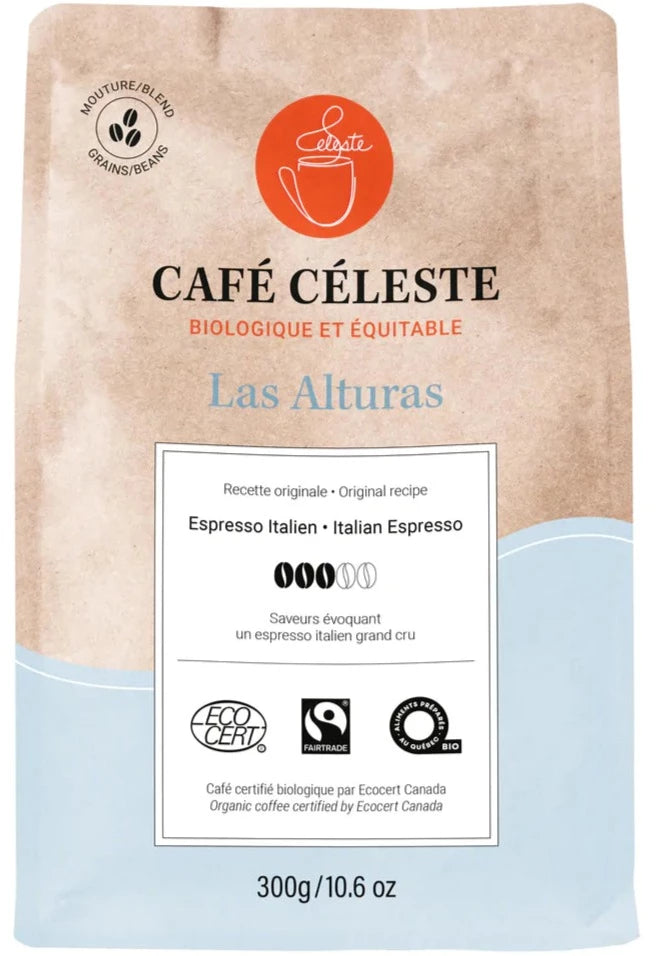 Las Alturas Coffee Beans by Café Céleste 454g