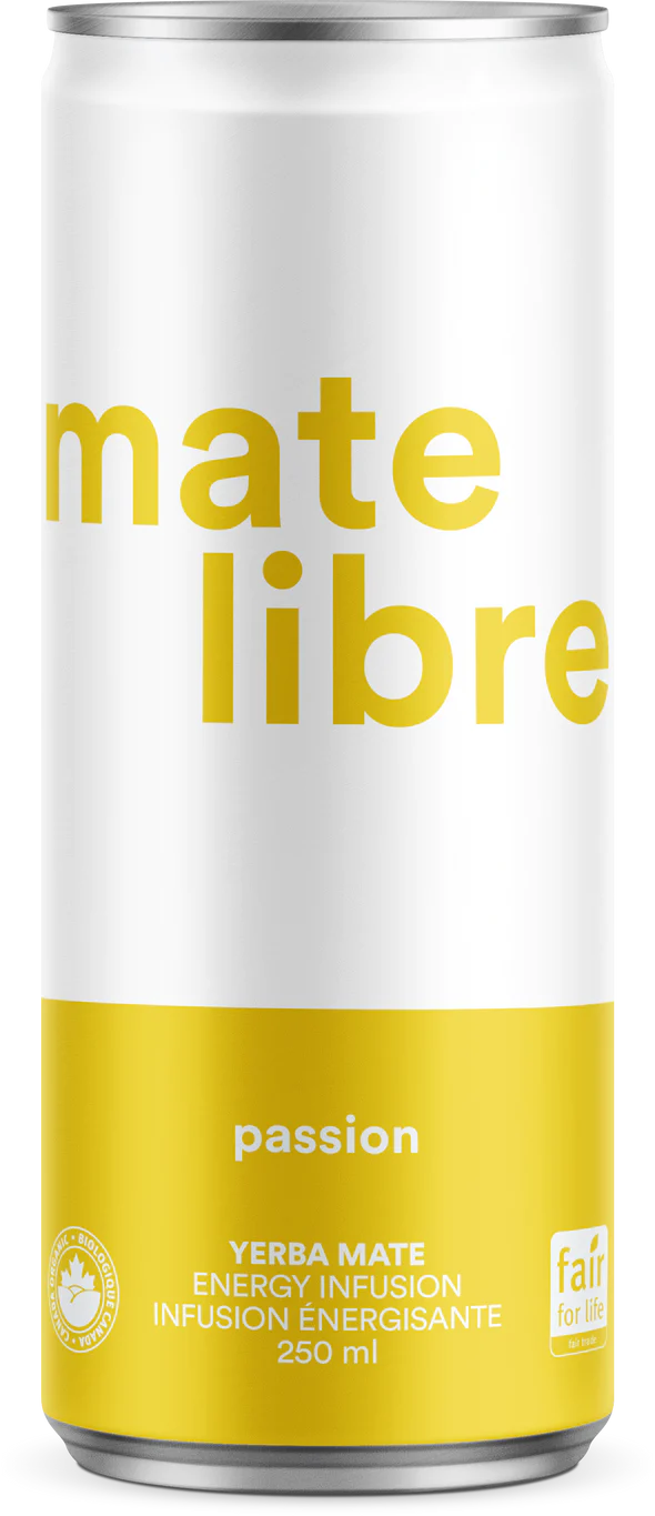 Passion Organic Yerba Mate Energy Infusion by Maté Libre, 250ml