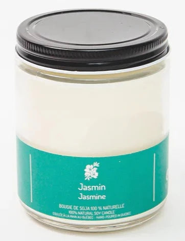 Jasmine Soy Wax Candle by Driftwood Naturals, 180g