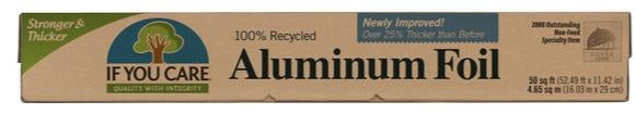 100% Recycled Aluminum Foil by If you care 50 sq ft