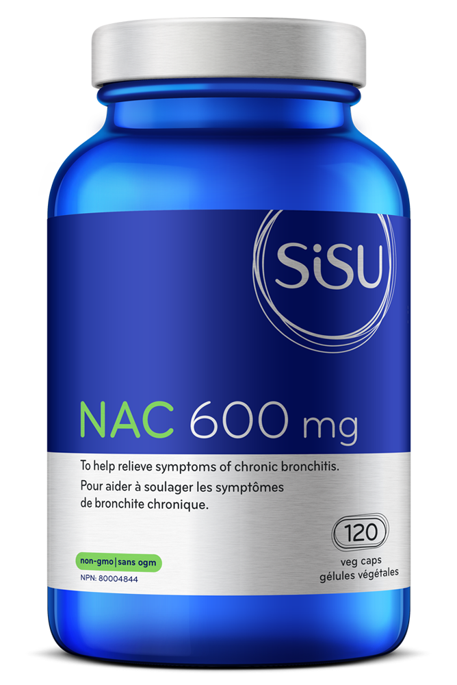 NAC 600mg by Sisu, 120 caps