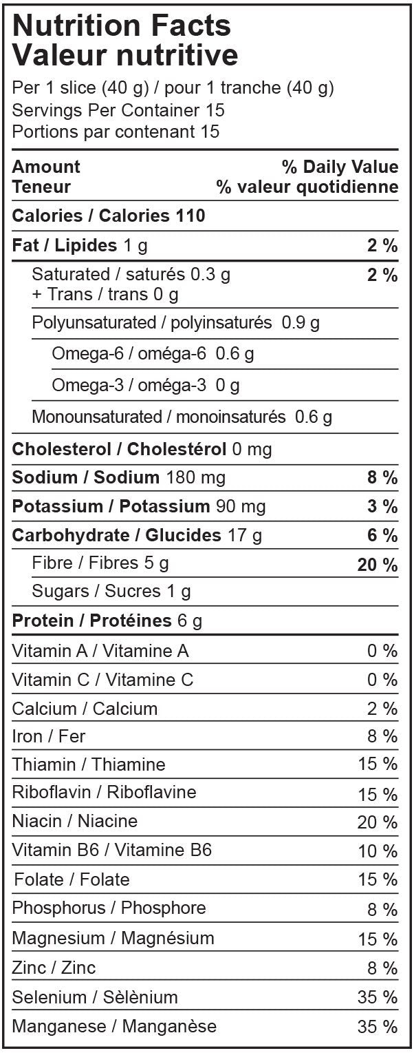 Squirrelly Sprouted Whole Grain Bread by Silver Hills Bakery 600g