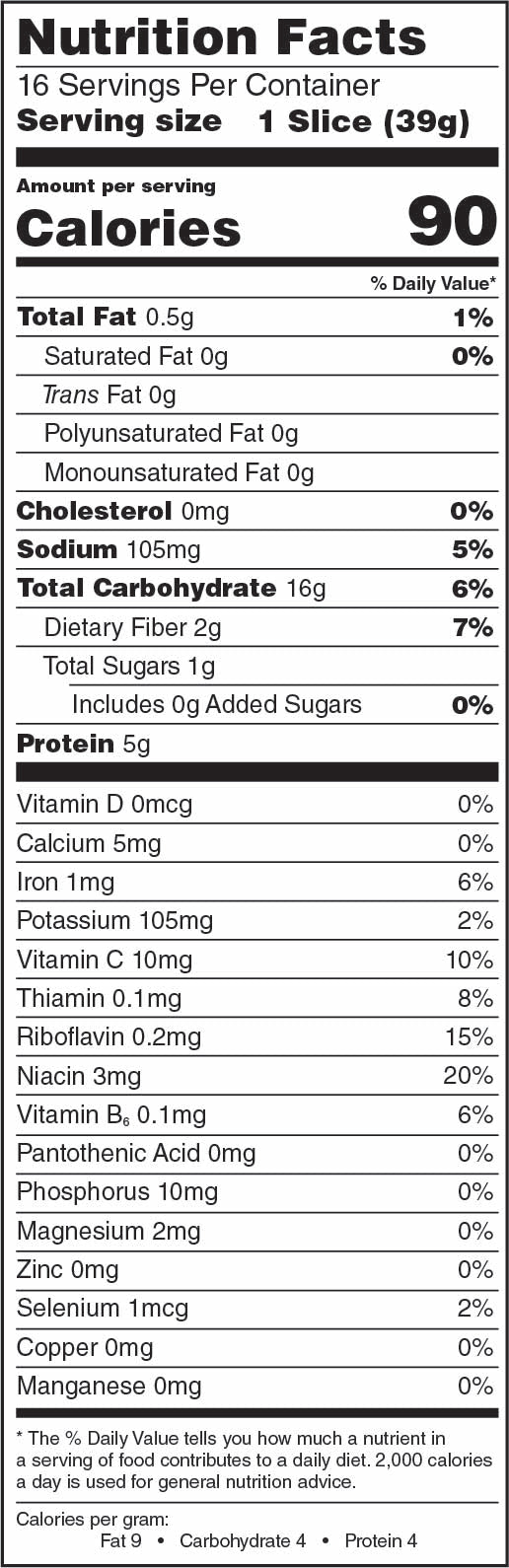 Ancient Sprouted Whole Wheat Bread by One Degree Organics 625g
