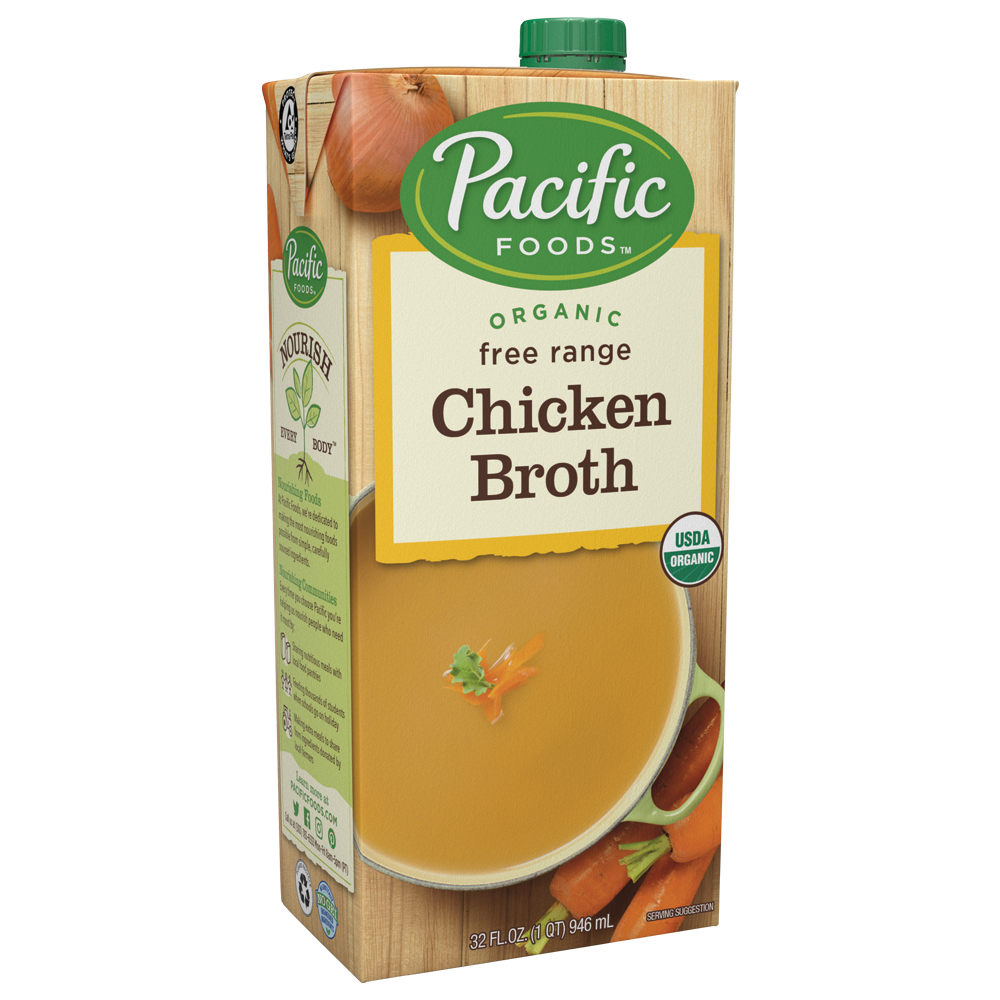 Organic Chicken Broth by Pacific Foods, 946 ml