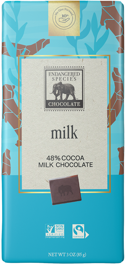 Sea Otter: Milk Chocolate 48% by Endangered Species, 85g