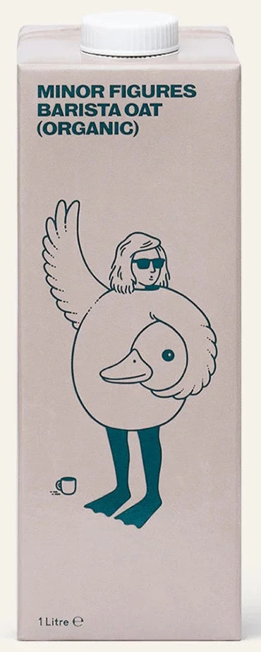 Organic Barista Standard Oat Milk by Minor Figures, 946 ml