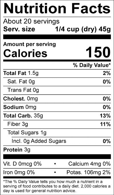 Short Grain Organic Brown Rice by Lundberg 907g