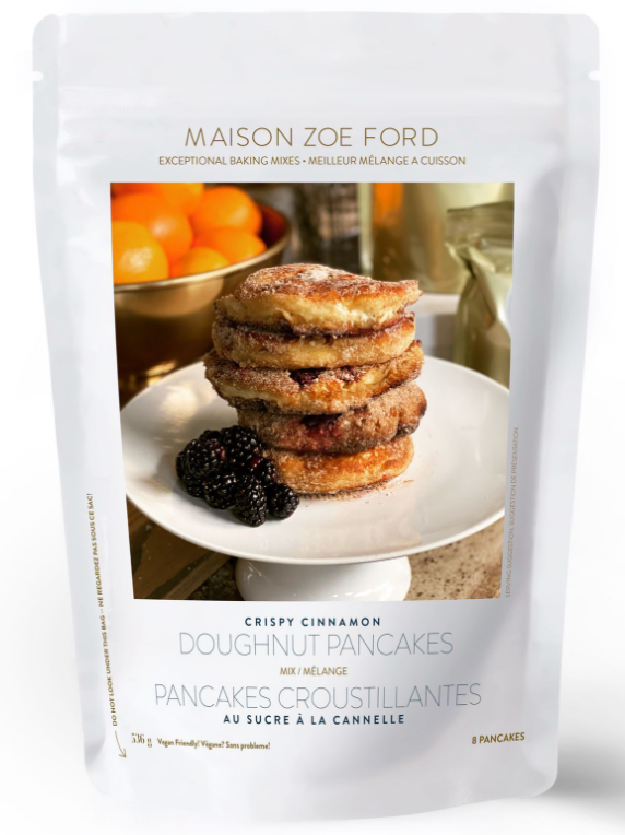 Crispy Cinnamon Doughnut Pancakes by Maison Zoe Ford