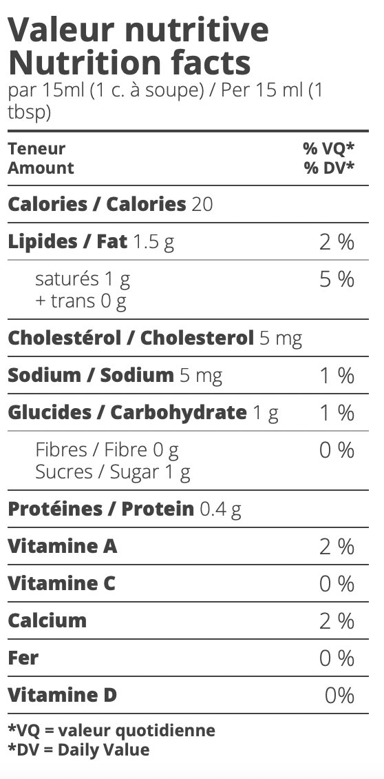 10% Cream | Crème 10% | La Pinte | 473ml