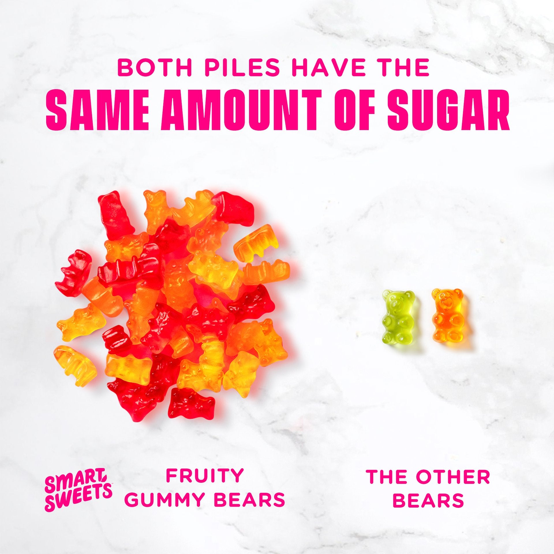 Fruity Gummy Bears by Smart Sweets 50g