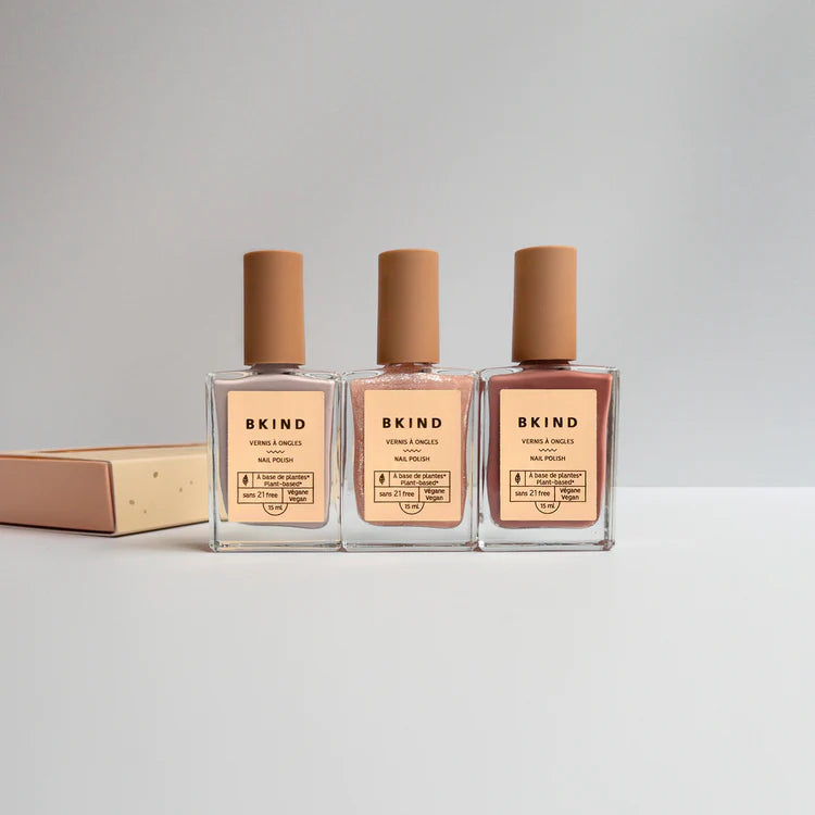 The Favorites - Nail Polish Collection by BKIND, 3 polishes