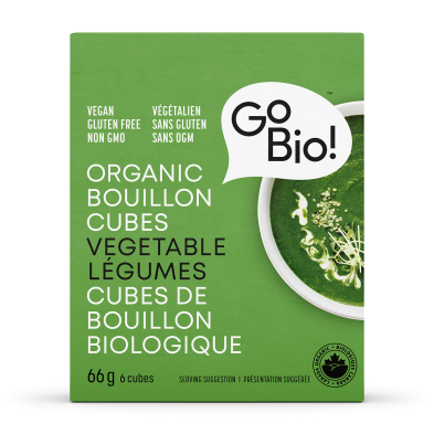 Organic Vegetable Bouillon Cubes by GoBio, 66g