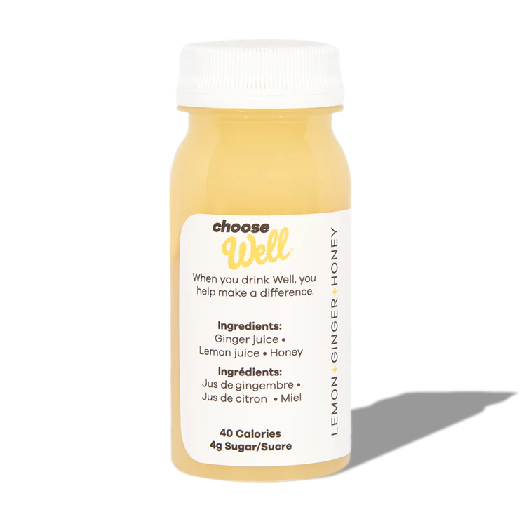 Be well Elixir Lemon Ginger Honey Shot , 60ml