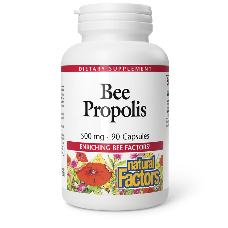 Bee Propolis 500 mg by Natural Factors, 90 caps