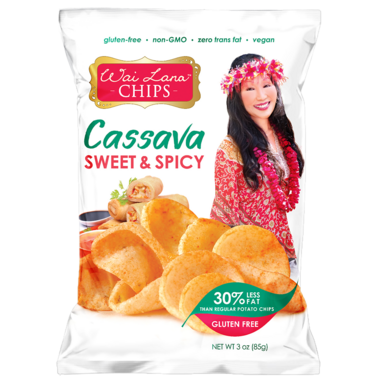 Sweet & Spicy Cassava Chips by Wai Lana, 85g
