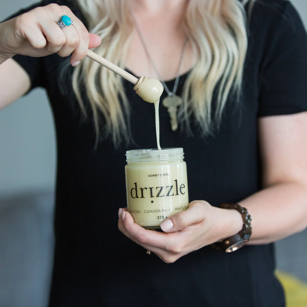 White Raw Honey by Drizzle, 375 g