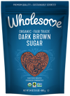 Organic Fair Trade Dark Brown Sugar by Wholesome 680g