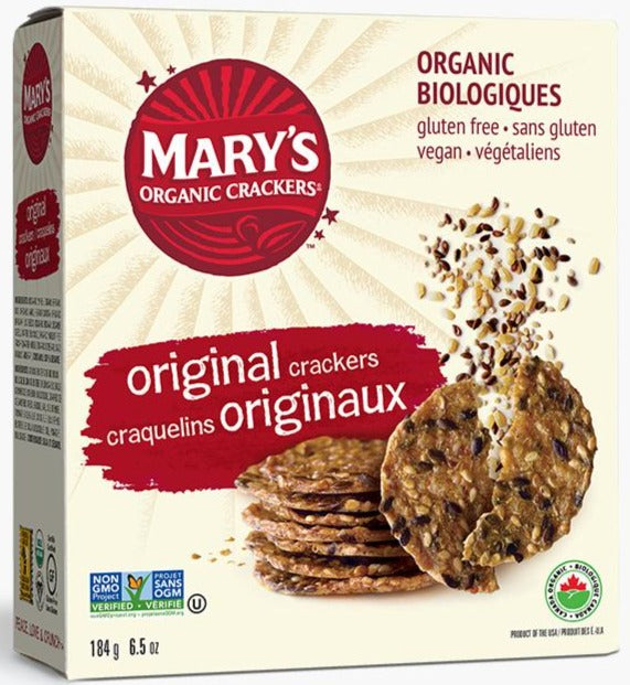 Original Mary's Organic Crackers 184g