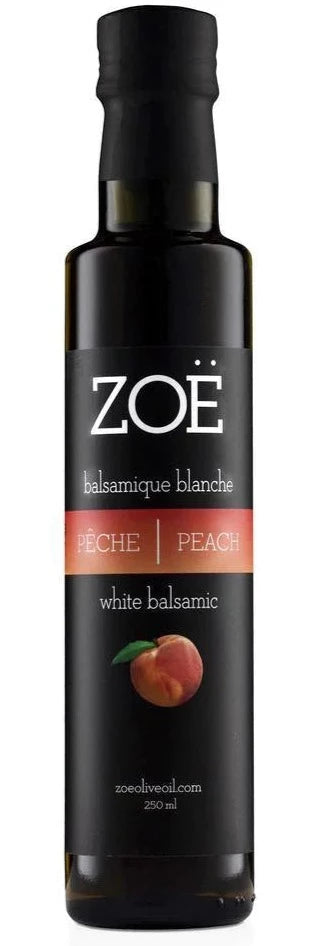Peach Infused White Balsamic Vinegar Infused by Zoë 250ml