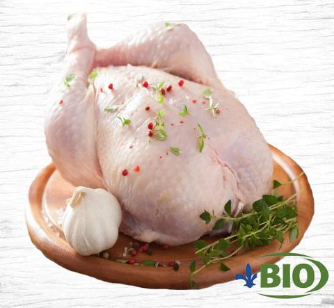 Whole Organic Chicken by Les Fermes Valens, 1.8 kg