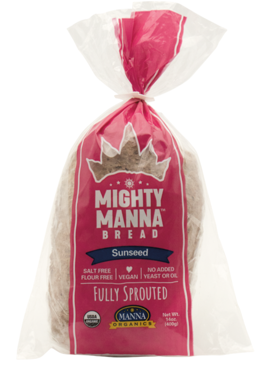 Organic Sprouted Bread Sunseed by Manna Organics, 400 g
