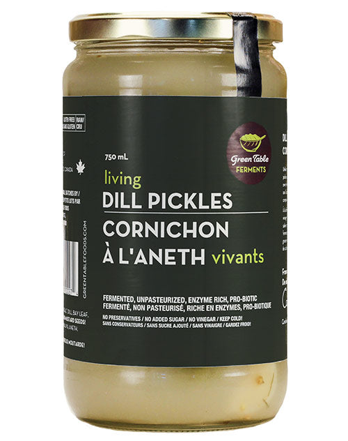 Living Dill Pickles by Green Table Foods 750ml