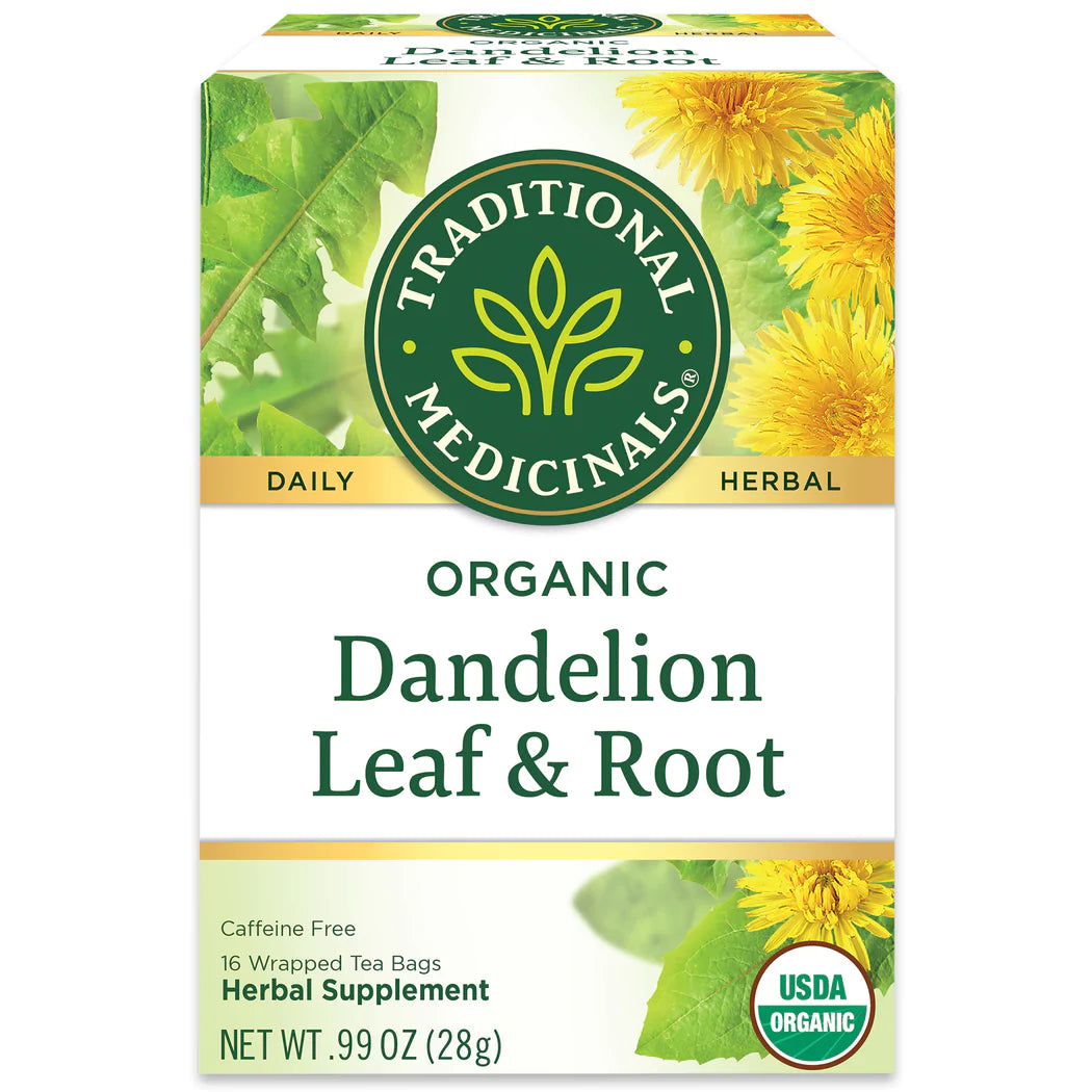 Organic Dandelion Leaf & Root Tea by Traditional Medicinals, 28g