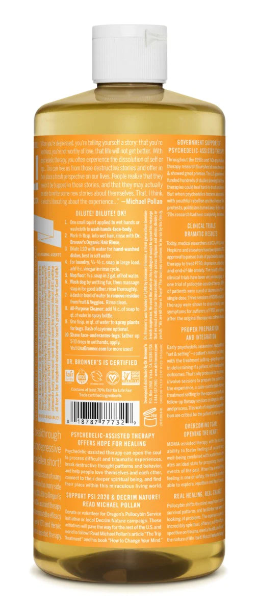 Pure- Castile Liquid Soap, Citrus by Dr.Bronner’s , 946ml