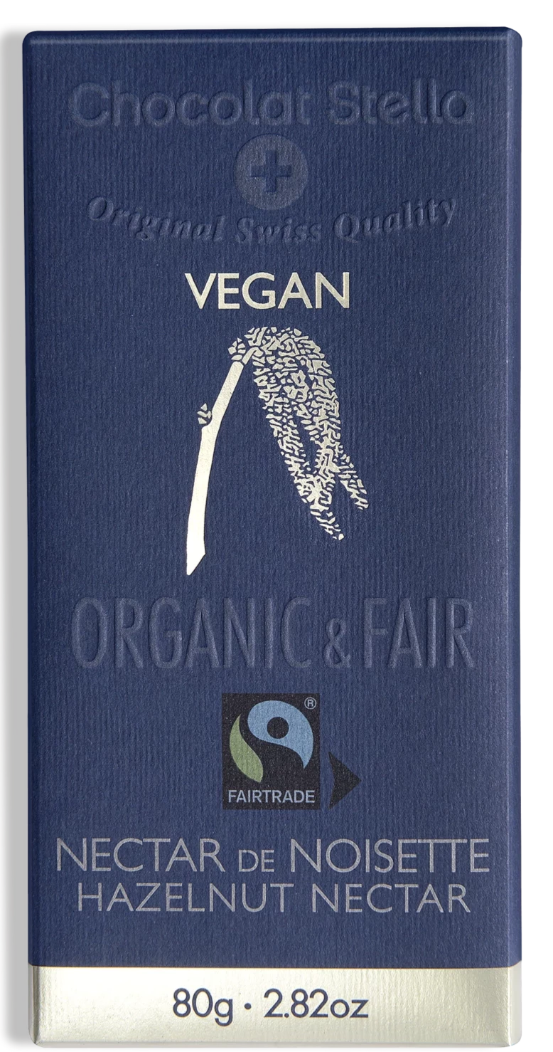 Organic Vegan Hazelnut Nectar Chocolate by  Stella, 80 g