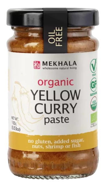 Organic Thai Yellow Curry Paste by Mekhala, 100g